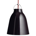 Hansen Caravaggio High Gloss Pendelleuchte P1 schwarz-rot