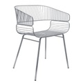 Trame Sessel / Metall - Petite Friture grau en metall