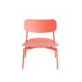 Petite Friture, Fromme Niedrig stapelbarer Sessel / Aluminium - Petite Friture rosa/orange en metall