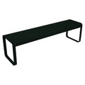Bellevie Bank L 161 cm - 4-Sitzer - Fermob schwarz en metall