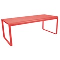 Bellevie rechteckiger Tisch L 196 cm - für 8 bis 10 Personen - Fermob rot en metall
