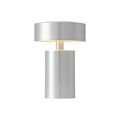 Column Lampe ohne Kabel / LED - Metall - Menu silber en metall