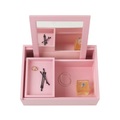 Balsabox Personal MINI Make-up Box / Frisiertischchen - 33 x 25 cm - Nomess rosa en holz