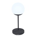 Mooon! Lampe ohne Kabel / H 63 cm - Bluetooth - Fermob schwarz en metall/plastikmaterial