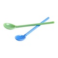 Mono Löffel / Glas - 2er-Set / L 15 cm - Hay bunt en glas