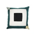 Infinity Kissen / 42 x 42 cm - Bestickte Baumwolle - Maison Sarah Lavoine blau en textil