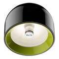 Flos - Wand- Deckenleuchte WAN - Metall - schwarz - 8.9 cm