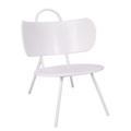 Bibelo, Lounge Sessel Swim metall weiß / für Haus, Terrasse und Garten - Metall - Bibelo weiß en metall