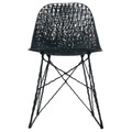Carbon Outdoor Stuhl - Moooi schwarz en plastikmaterial