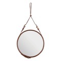 Gubi-Adnet Spiegel rund 58cm, Braun