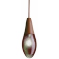 Luceplan, Pod lens Pendelleuchte - Luceplan rot/braun en plastikmaterial