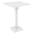Luxembourg Stehtisch 80 x 80 x H 105 cm - Fermob weiß en metall