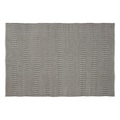Cinna, Außenteppich July textil weiß schwarz / 200 x 300 cm - Handgewebtes Polypropylen - Cinna weiß en textil