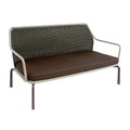 Cross Sofa 2 Sitze / für 2 Personen - Metall & Flechtwerk - Emu grün en metall/textil