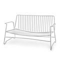 Fish & Fish Sofa / L 131 cm - OHNE Kissen - Serax weiß en metall