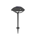 Parabole LED Solarlampe / kabellos - zum Einstecken in den Boden - Maiori schwarz en metall