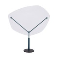 Abelio Séparateur de table autoportant / Sur pied - Plexiglass / H 150 x L140 cm - Fermob blau en plastikmaterial