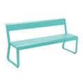 Bellevie Bank mit Rückenlehne / L 161 cm - 4-Sitzer - Fermob blau en metall