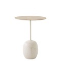 Lato LN8 Beistelltisch / Marmor & Holz - Ø 40 x H 50 cm - &tradition holz natur en holz/stein