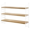 String Furniture String Pocket Wandregal weiß-eiche