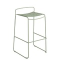 Surprising Barhocker / Metall - H 78 cm - Fermob grün en metall