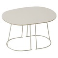 Airy Couchtisch / klein - 68 x 44 cm - Muuto weiß/beige en metall/holz