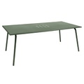 Monceau rechteckiger Tisch / 194 x 94 cm - für 8 Personen - Fermob grün en metall