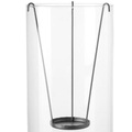 LEONARDO, Windlicht grau metall für Vasen / Windlichter - Leonardo grau en metall