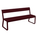 Bellevie Bank mit Rückenlehne / L 161 cm - 4 places - Fermob rot en metall
