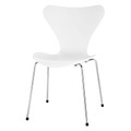 Série 7 Stapelbarer Stuhl Esche - Fritz Hansen weiß en holz
