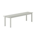 Linear Bank / Stahl - L 170 cm - Muuto grau en metall