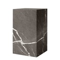 MENU, Plinth Tall Beistelltisch / Marmor - 30 x 30 x H 51 cm - Menu grau en stein