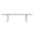 70-70 XXL rechteckiger Tisch / 295 x 108 cm - Muuto grau en metall/plastikmaterial/holz