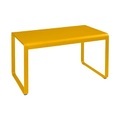 Bellevie rechteckiger Tisch / 140 x 80 cm - Metall - Fermob gelb en metall
