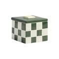 Carré Large Schachtel / 11,5 x 11,5 x H 10 cm - Steinzeug - & klevering grün en keramik
