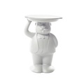Ambrogio Beistelltisch / 42,5 x 38,5 x H 60,5 cm - Polyethylen - Slide weiß en plastikmaterial