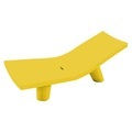 Feststehende Sonnenliege Low Lita Lounge plastikmaterial gelb - Slide gelb en plastikmaterial