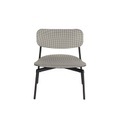 Fromme Soft Niedrig stapelbarer Sessel / Stoff - Petite Friture weiß/beige en textil