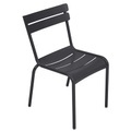 Luxembourg Stapelbarer Stuhl / Metall - Fermob grau en metall