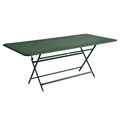 Caractère Klapptisch / 90 x 190 cm - für 8-10 Personen - Fermob grün en metall