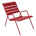 Monceau Lounge Sessel / stapelbar - Fermob rot en metall
