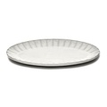 Inku Teller / Oval Large - 30 x 21 cm - Serax weiß en keramik