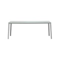 Plate Dining Table rechteckiger Tisch / 180 x 90 cm - Glas - Vitra grau en glas
