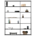 Zeus, Easy Irony Bücherregal / L 178 x H 226 cm - Zeus schwarz en metall