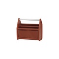 Vitra, Korb Locker Box SMALL textil rot / Büro-Ordnungshelfer - Stoff / L 36,5 cm - Vitra rot en textil