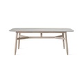 David rechteckiger Tisch / Keramik & gealtertes Teakholz - 210 x 100 cm - Vincent Sheppard grau/holz natur en keramik/holz