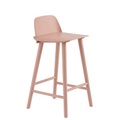 Nerd Hochstuhl / H 65 cm - Holz - Muuto rosa en holz
