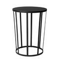 Hollo Beistelltisch / Ø 35 x H 44 cm - Metall - Petite Friture schwarz en metall