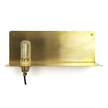 90° Wandleuchte mit Stromkabel / Regal - Frama gold en metall