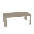 Couchtisch Bebop metall braun beige / 120 x 70 x H 42 cm - Fermob braun en metall